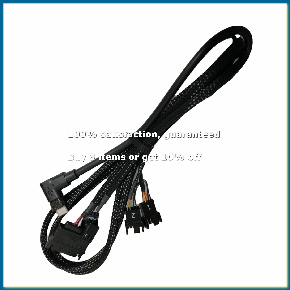 For ICUE H100i CPU Cooler Water Cooled Cooling Radiator O-USB C Power Supply Adapter Cable 2 Fan Type C Cable-AD23
For ICUE H100i CPU Cooler Water Cooled Cooling Radiator O-USB C Power Supply Adapter Cable 2 Fan Type C Cable-AD23