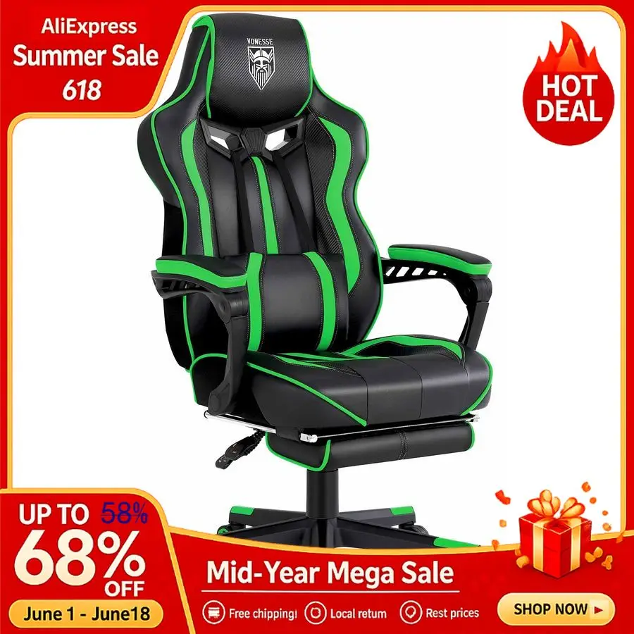 Gaming Chair Footrest, Big and Tall Gamer Chairs with Massage, Reclining Computer Gaming Chair for Adults, Ergonomic Game,Custom
Gaming Chair Footrest, Big and Tall Gamer Chairs with Massage, Reclining Computer Gaming Chair for Adults, Ergonomic Game,Custom