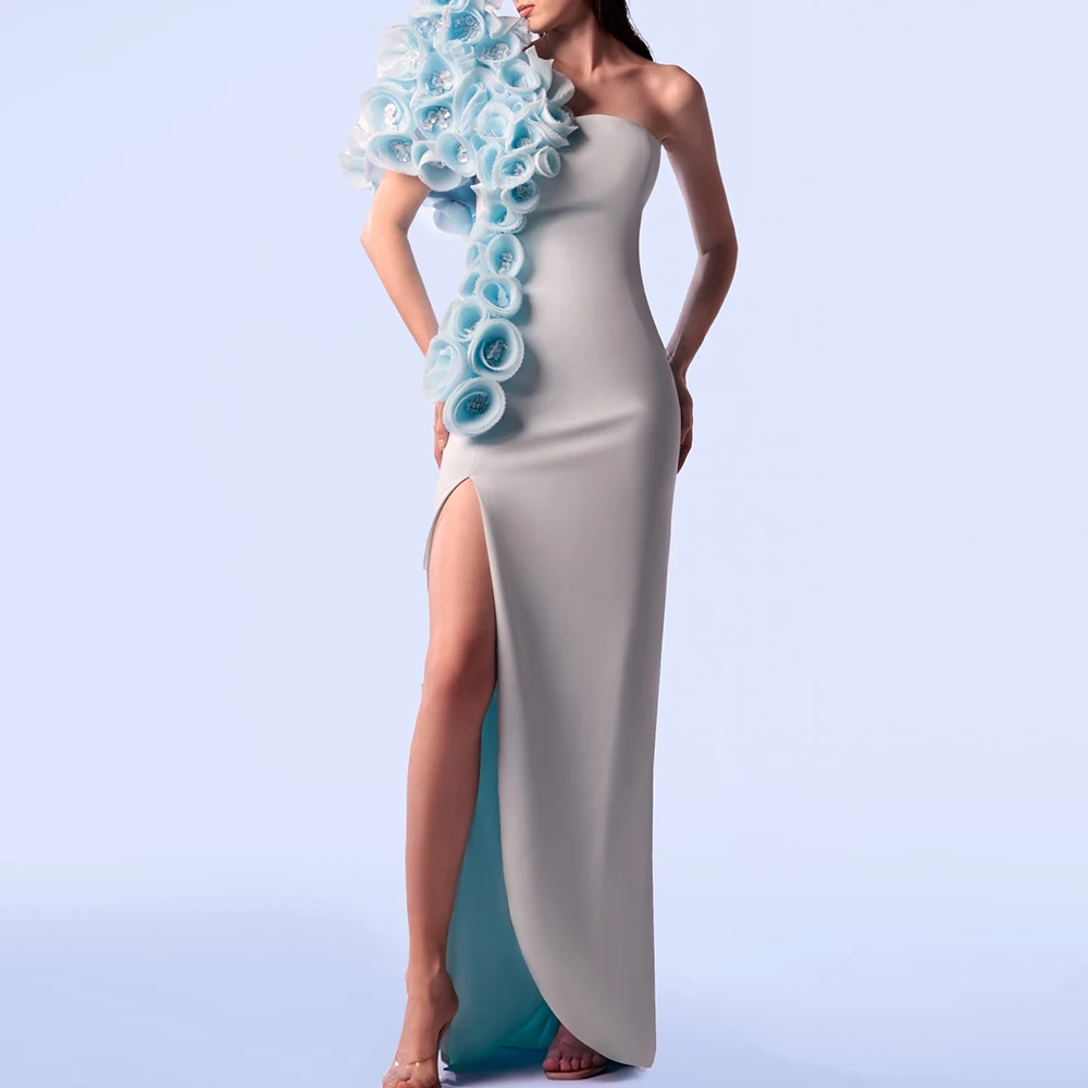 Customized Delicate Appliques Flowers Strapless Floor Length Floor Length платье вечернее Straight Jersey Vestidos De Fiesta
Customized Delicate Appliques Flowers Strapless Floor Length Floor Length платье вечернее Straight Jersey Vestidos De Fiesta