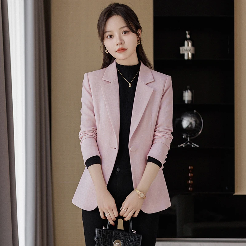 Solid All-match Casual Women's Suit Jacket 2024 Spring and autumn New High-end Sense Elegant Blazer Loose office lady Suit Top
Solid All-match Casual Women's Suit Jacket 2024 Spring and autumn New High-end Sense Elegant Blazer Loose office lady Suit Top