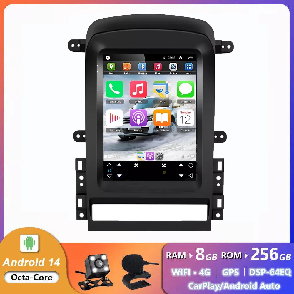 9.7"Inch Car Radio Multimedia Video Player for Chevrolet Captiva 2006 2007 - 2012 DSP RDS Stereo Accessories Bluetooth 4G+WIFI
9.7"Inch Car Radio Multimedia Video Player for Chevrolet Captiva 2006 2007 - 2012 DSP RDS Stereo Accessories Bluetooth 4G+WIFI