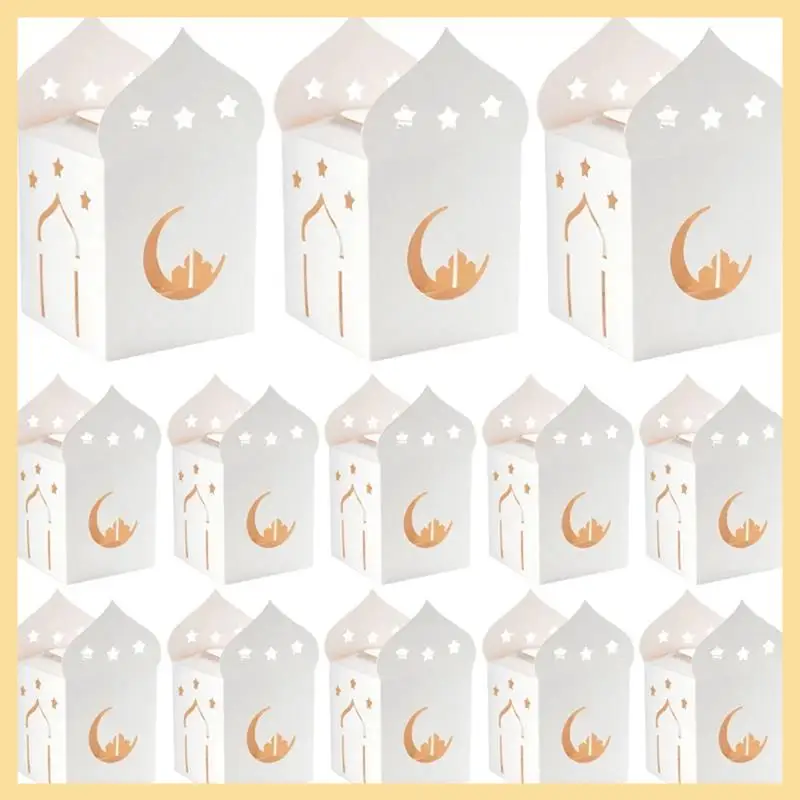 B16C-50PCS Eid Mubarak Candy Boxes Hollow Star Moon Cookie Gift Packaging Box Ramadan Islamic Muslim Decoration Supplies Easy To
B16C-50PCS Eid Mubarak Candy Boxes Hollow Star Moon Cookie Gift Packaging Box Ramadan Islamic Muslim Decoration Supplies Easy To