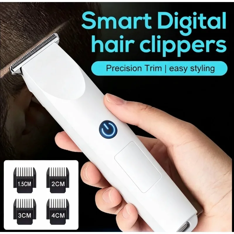 Electric Hair Clipper with Adjustable Cutter Head, USB Charging Design for Hair & Beard Trimming, Cordless Grooming Tool
Electric Hair Clipper with Adjustable Cutter Head, USB Charging Design for Hair & Beard Trimming, Cordless Grooming Tool