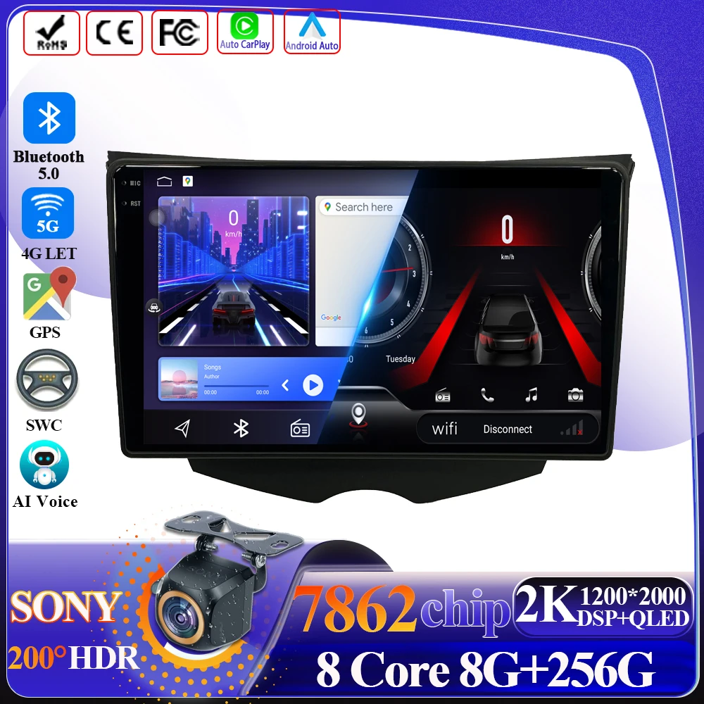 Car Radio Android CarPlay For Hyundai Veloster 2011-2017 Multimedia Player GPS 5G Wifi High-performance 7862 CPU Touch Display
Car Radio Android CarPlay For Hyundai Veloster 2011-2017 Multimedia Player GPS 5G Wifi High-performance 7862 CPU Touch Display