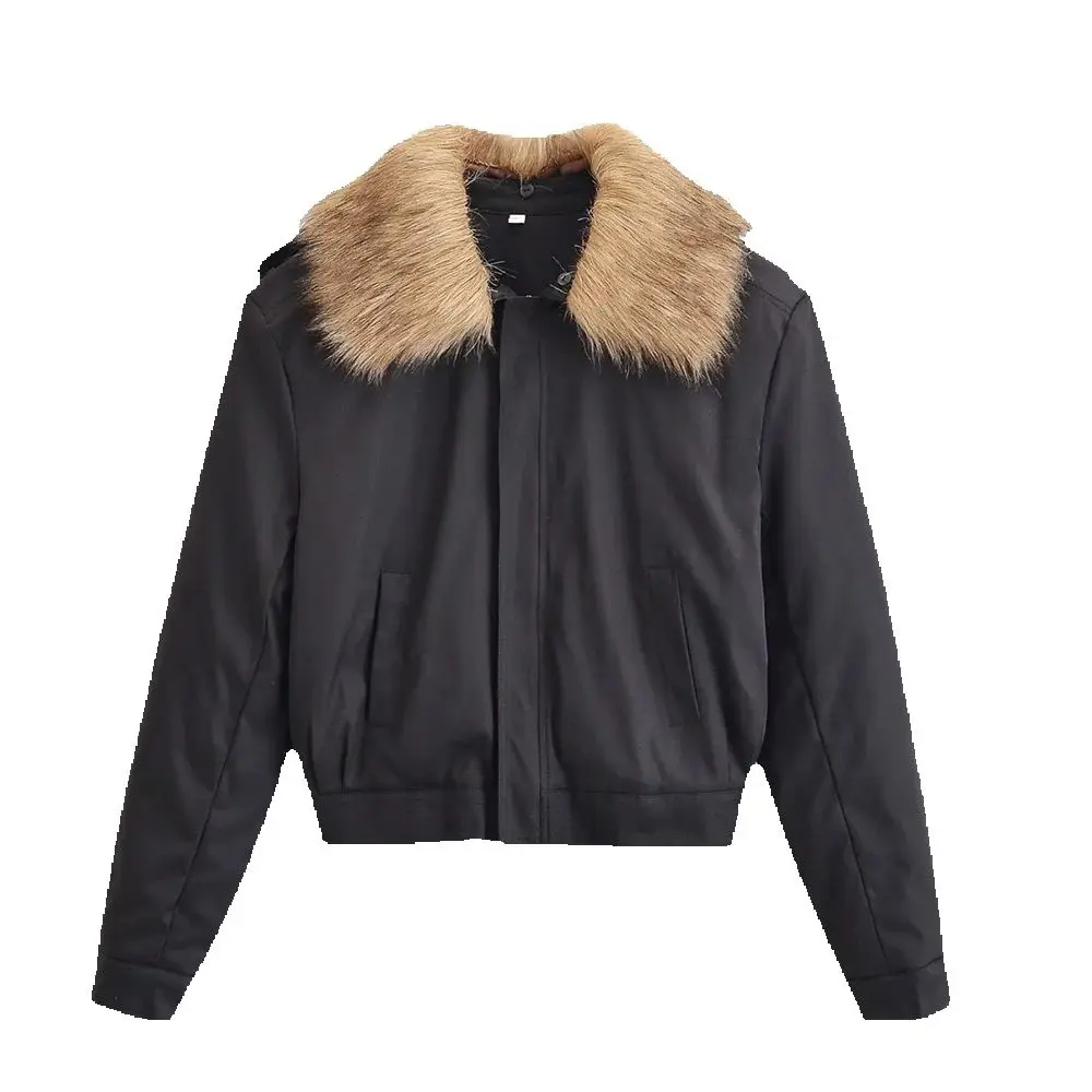 Women's Knitted Loose Jacket with Fleece Collar Long Sleeve Button Zipper Pocket Autumn and Winter New Warm Cotton Jacke
Women's Knitted Loose Jacket with Fleece Collar Long Sleeve Button Zipper Pocket Autumn and Winter New Warm Cotton Jacke