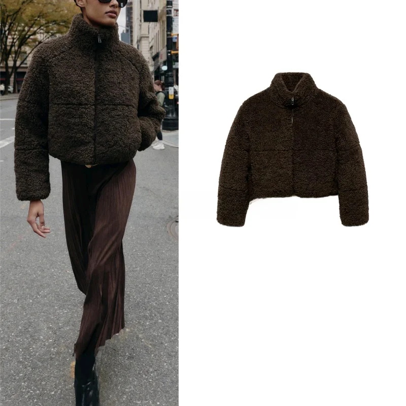 Winter New Arrival Women's Jaet Thi Lamb Velvet Long Sve Stand Collar Coat Casual Sle ort Length Polyester Fiber
Winter New Arrival Women's Jaet Thi Lamb Velvet Long Sve Stand Collar Coat Casual Sle ort Length Polyester Fiber