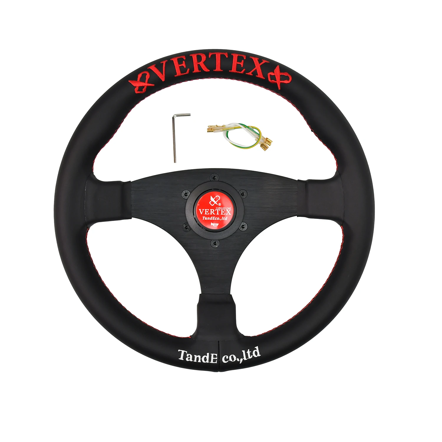 Vertex Racing Game Steering Wheel Leather Aluminum Alloy Embroidery Car Accessories Auto parts Universal Drift Steering Wheel
Vertex Racing Game Steering Wheel Leather Aluminum Alloy Embroidery Car Accessories Auto parts Universal Drift Steering Wheel