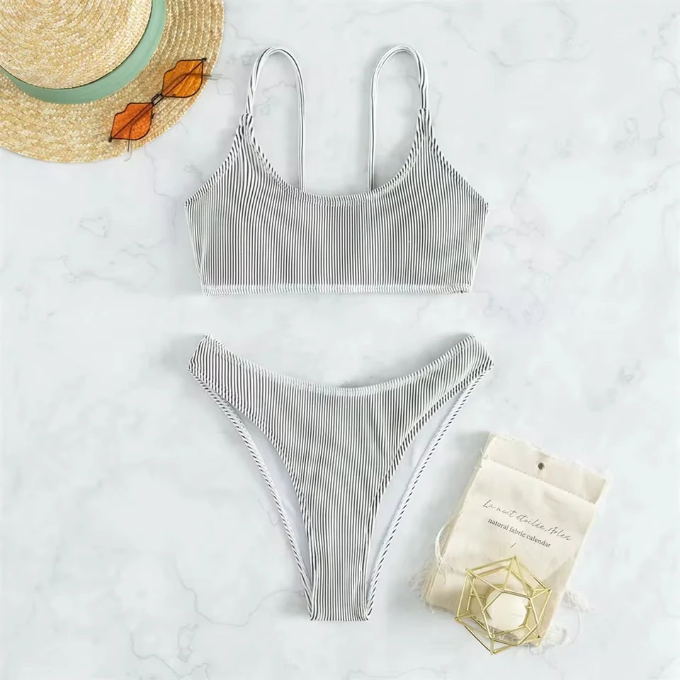 Striped Velvet Bikini String Lace Backless Swimsuit Women Brazil Beach Vacation Outfits Trend Sling Swimwear Bathing Suits
Striped Velvet Bikini String Lace Backless Swimsuit Women Brazil Beach Vacation Outfits Trend Sling Swimwear Bathing Suits