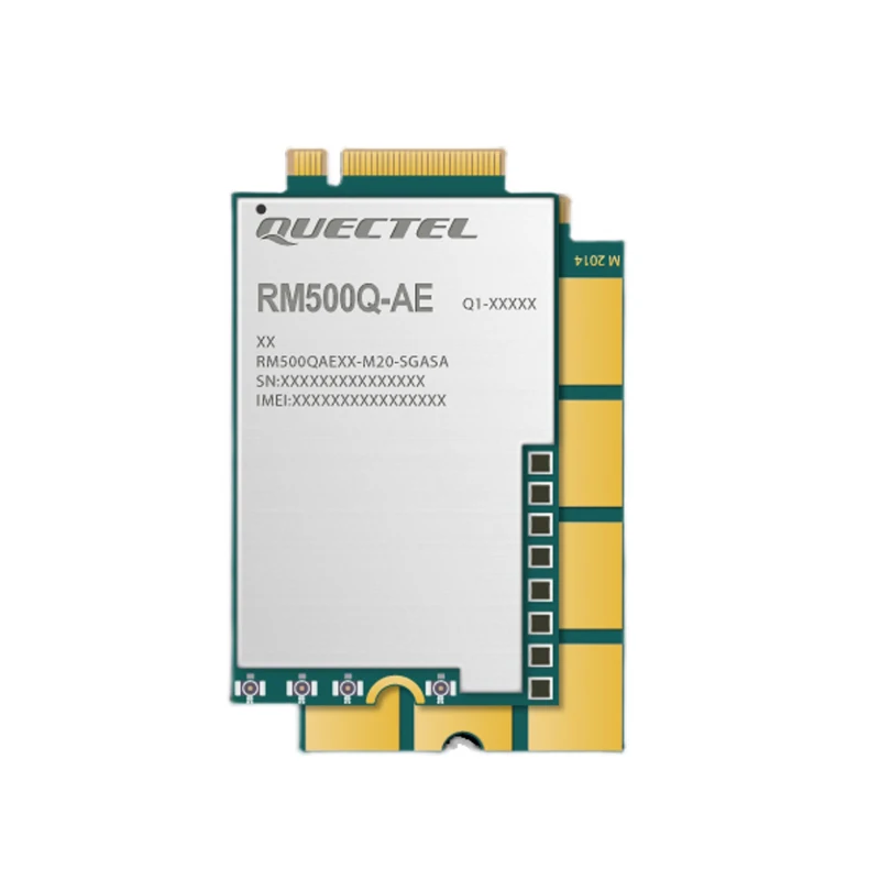 Новый многорежимный модуль Quectel RM500Q-AE 5G 4G 3G NR 3GPP, выпуск 15 NSA и SA Sub-6 ГГц MIMO LTE Cat18, модуль GNSS-приемника 
Новый многорежимный модуль Quectel RM500Q-AE 5G 4G 3G NR 3GPP, выпуск 15 NSA и SA Sub-6 ГГц MIMO LTE Cat18, модуль GNSS-приемника