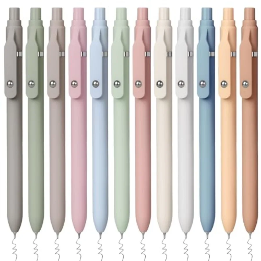 Gel Pens, 12 Pcs 0.7mm Black Ink Pens, Quick Dry Medium Point Smooth Writing Pens, Retractable Cute Pens for Journaling Note Ta
Gel Pens, 12 Pcs 0.7mm Black Ink Pens, Quick Dry Medium Point Smooth Writing Pens, Retractable Cute Pens for Journaling Note Ta