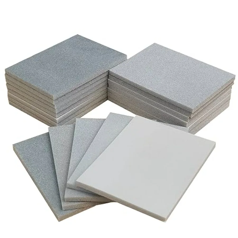20 Pcs 3 x 4 Inch 400-3000 Grit Sanding Sponge Set, Ultra Fine Sanding Sponges Pads, Soft Foam Hand Sander Block Wet Dry Sandpa
20 Pcs 3 x 4 Inch 400-3000 Grit Sanding Sponge Set, Ultra Fine Sanding Sponges Pads, Soft Foam Hand Sander Block Wet Dry Sandpa