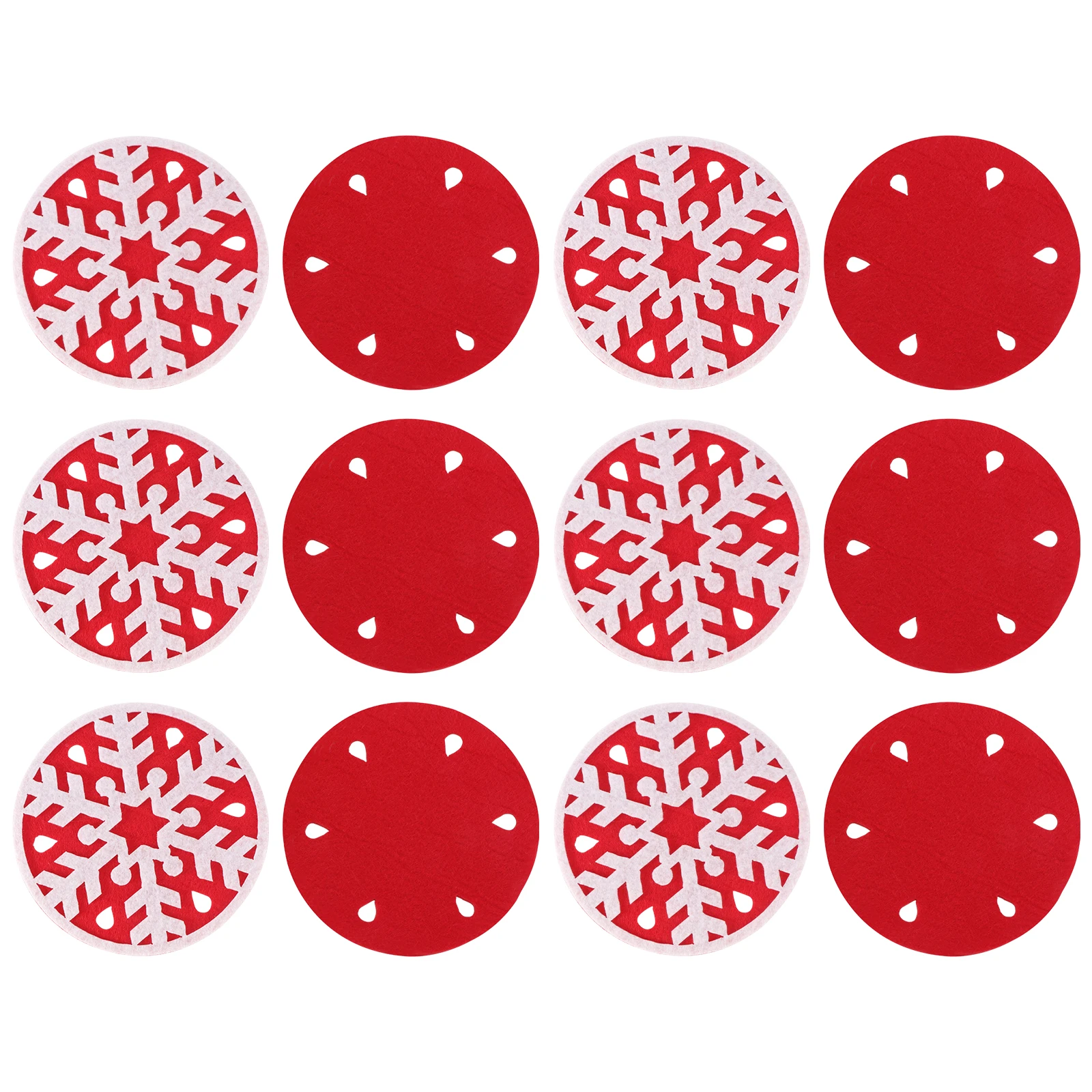 12 Pcs Non-slip Heat Insulation Coaster Christmas Themed Round Cup Coasters Drink Mat
12 Pcs Non-slip Heat Insulation Coaster Christmas Themed Round Cup Coasters Drink Mat