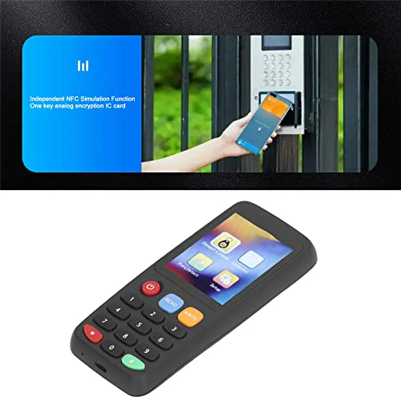X7 NFC Card Reader, RFID Card Copier Duplicator For IC ID Card, Smart Card RFID Copier ID IC Color Screen Easy To Use Set 3
X7 NFC Card Reader, RFID Card Copier Duplicator For IC ID Card, Smart Card RFID Copier ID IC Color Screen Easy To Use Set 3