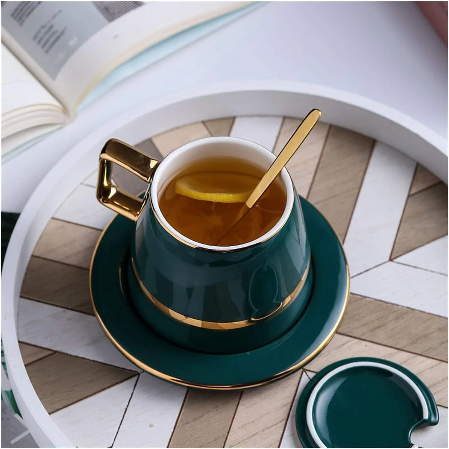 Elegant and Exquisite Chinese Porcelain Ceramics Coffee Cup Sets - Beautifully Packaged Gift Box - Perfect for Milk, Tea, Water,
Elegant and Exquisite Chinese Porcelain Ceramics Coffee Cup Sets - Beautifully Packaged Gift Box - Perfect for Milk, Tea, Water,