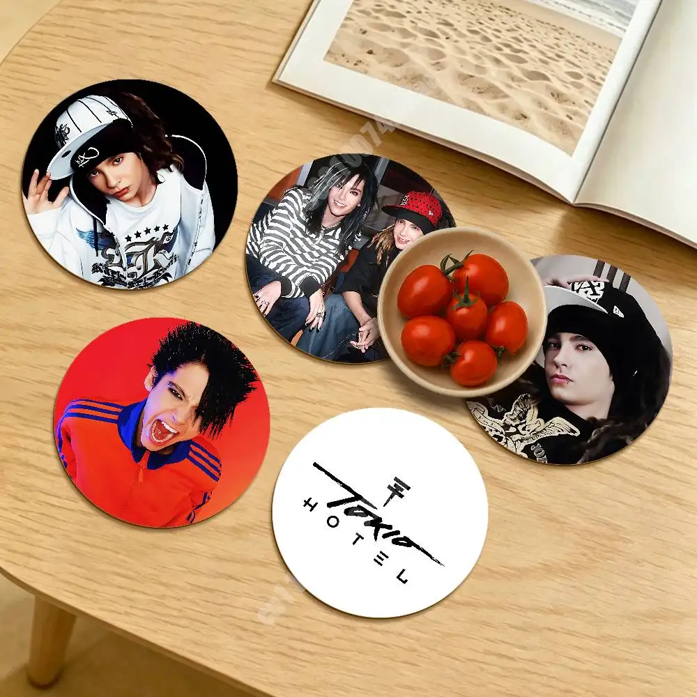 T-Tokio Hotel B-Bill T-Tom K-Kaulitz Encore Wooden Cup Mat Americano Beer Milk Water Coaster for Baking Studio
T-Tokio Hotel B-Bill T-Tom K-Kaulitz Encore Wooden Cup Mat Americano Beer Milk Water Coaster for Baking Studio