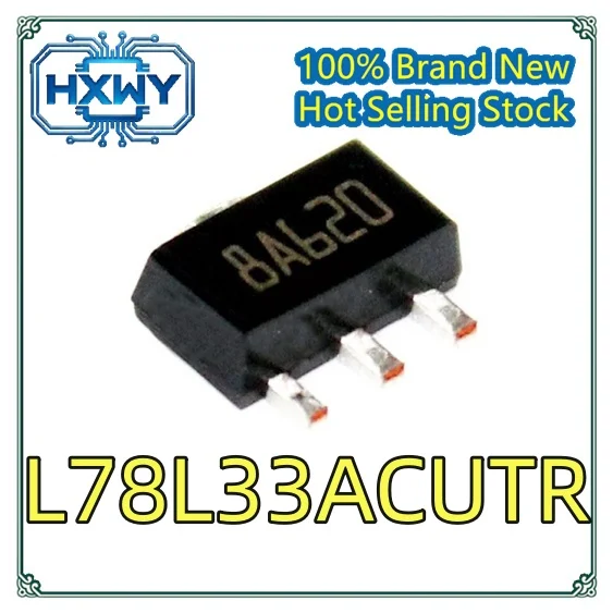 (10/50 pieces) L78L33ACUTR silk-screened 8A package SOT89 linear voltage regulator imported transistor in stock hot sale can be
(10/50 pieces) L78L33ACUTR silk-screened 8A package SOT89 linear voltage regulator imported transistor in stock hot sale can be