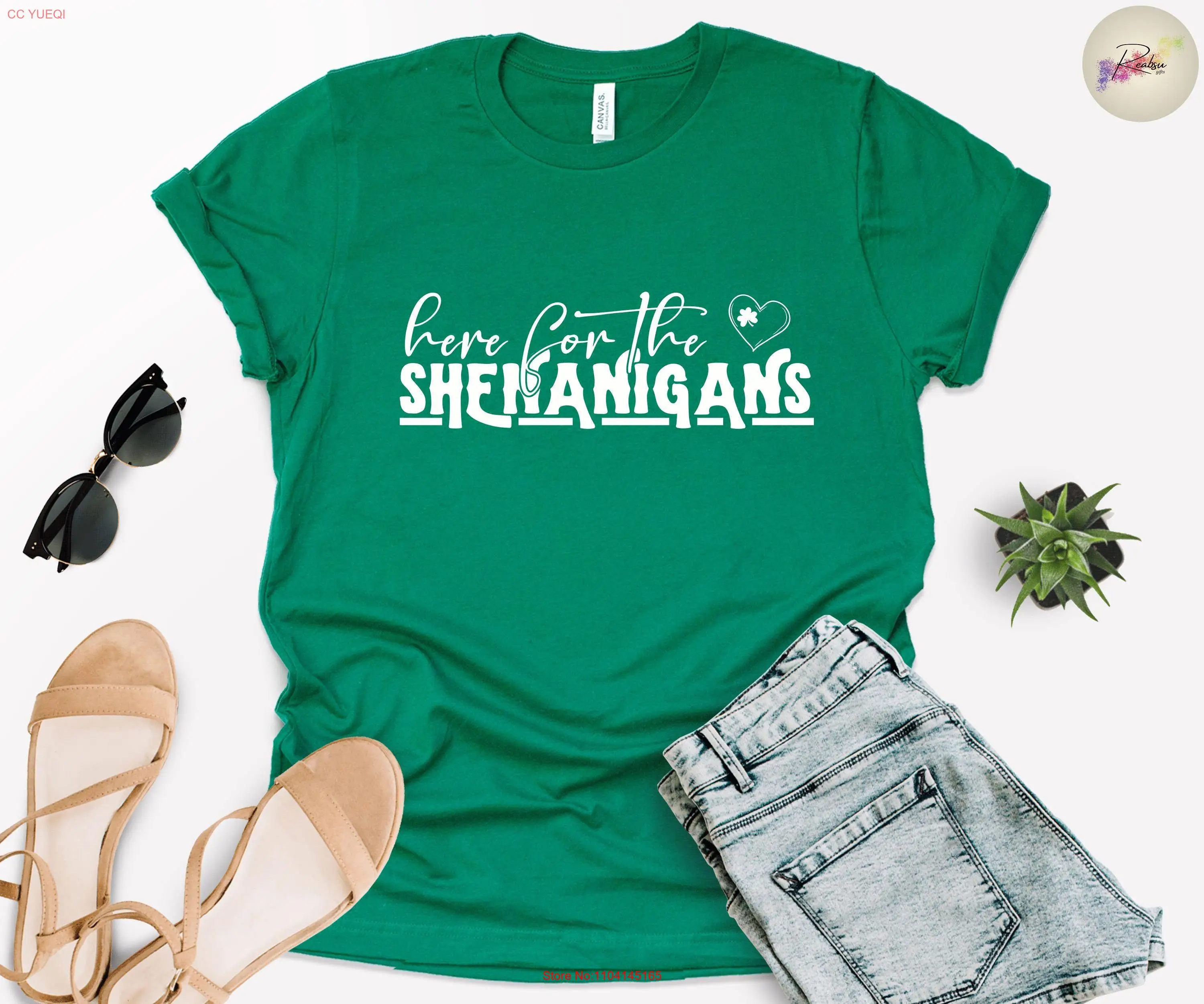 Here for the Shenanigans T Shirt Saint Patricks Lucky Happy St Patty Irish Festival Paddys Day long or short sleeves
Here for the Shenanigans T Shirt Saint Patricks Lucky Happy St Patty Irish Festival Paddys Day long or short sleeves