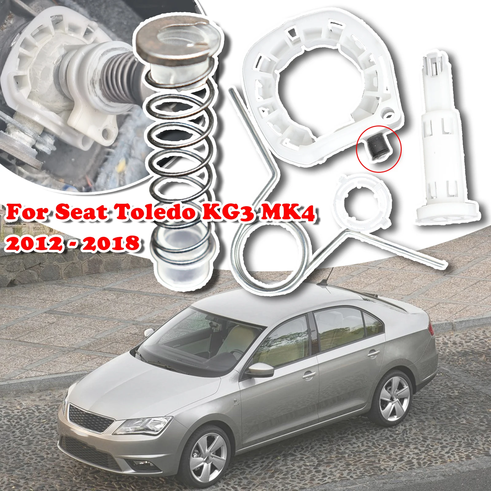 Upgrade Gear Lever Spring Bearing Shell Bushing For Seat Toledo KG3 MK4 2012-2018 Up Manual Linkage Repair Selector Shifting Fix
Upgrade Gear Lever Spring Bearing Shell Bushing For Seat Toledo KG3 MK4 2012-2018 Up Manual Linkage Repair Selector Shifting Fix