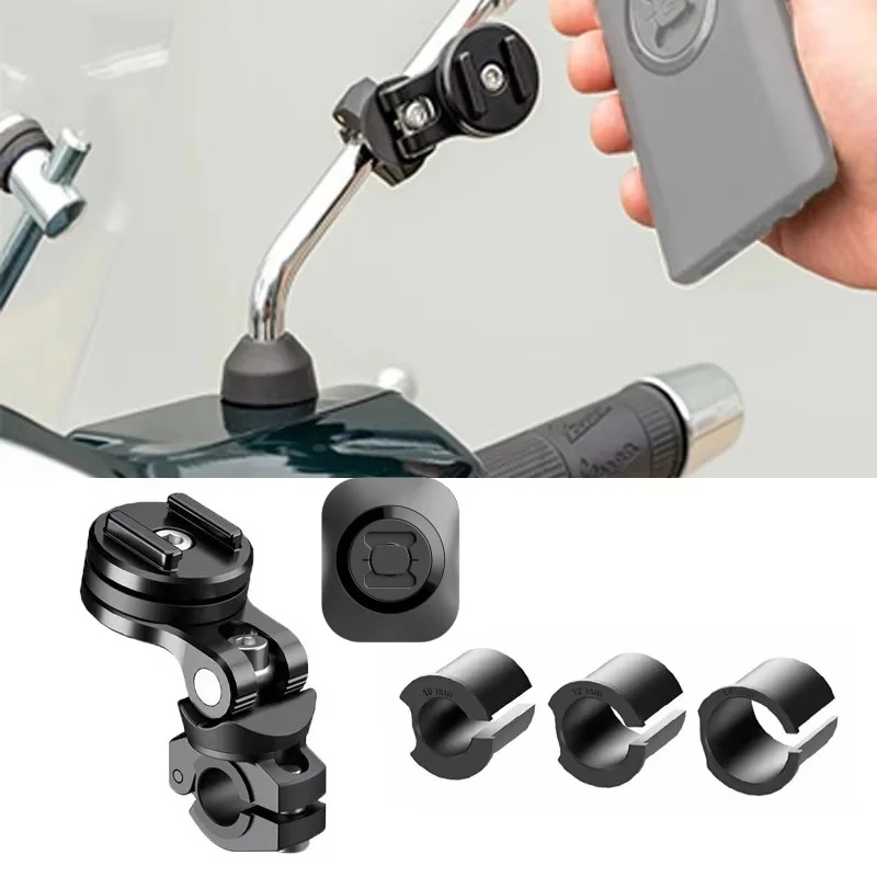 Scooter Navigation Holder Adjustable Bracket Motorcycle Rearview Mirror Mobile Stand Cellphone Adapter Sticker Phone Holder
Scooter Navigation Holder Adjustable Bracket Motorcycle Rearview Mirror Mobile Stand Cellphone Adapter Sticker Phone Holder