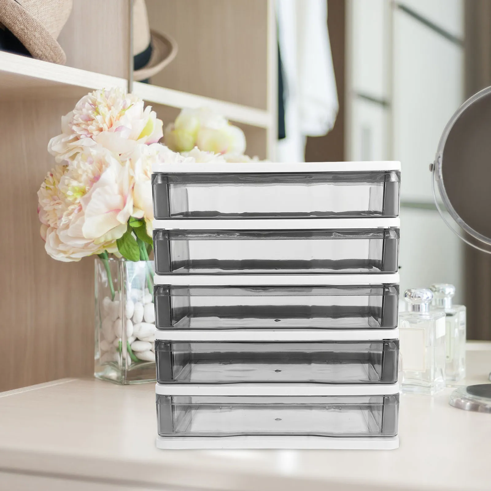 Multilayer Box Transparent Drawers Desk ganizer White Bins Storage Solution Desktop Workspace Plastic Storage Drawer Unit
Multilayer Box Transparent Drawers Desk ganizer White Bins Storage Solution Desktop Workspace Plastic Storage Drawer Unit