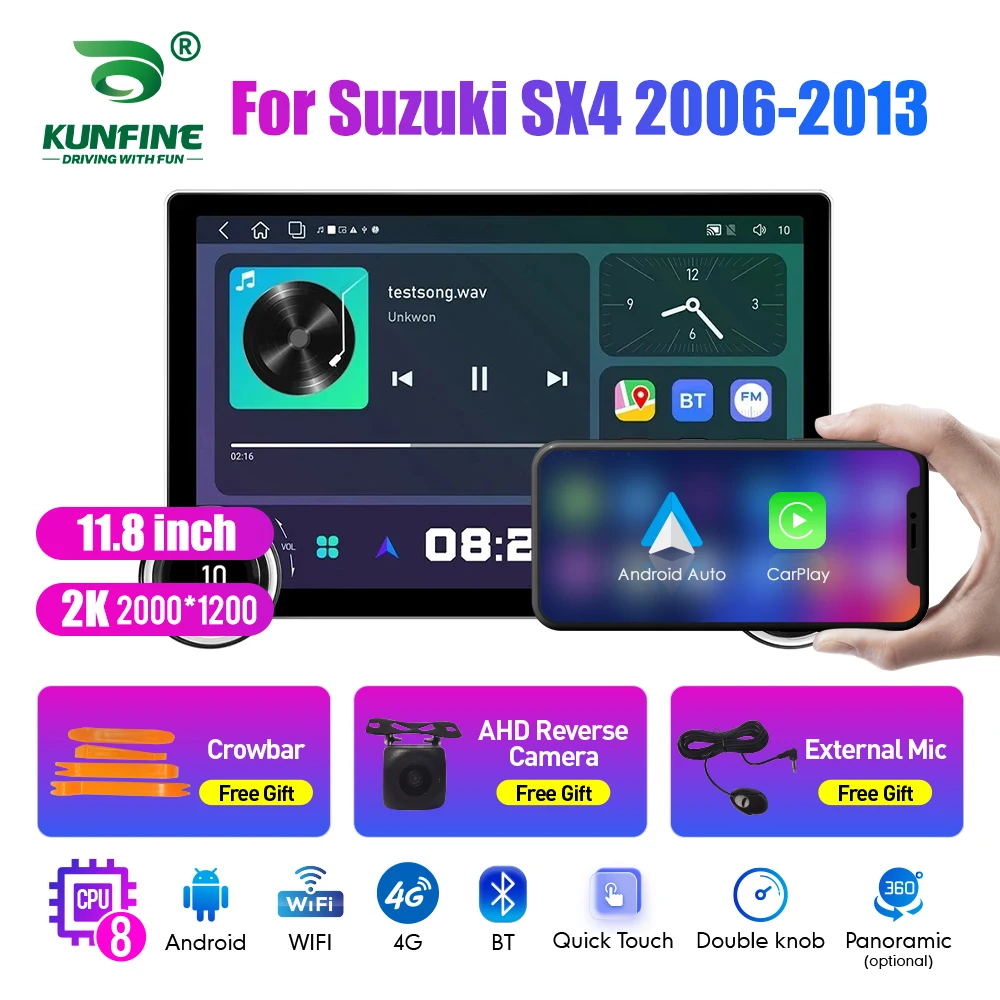 11.8 Inch 2K Double Knobs 2 Din Car Radio For Honda Sx4 2006-2013 Car Radio DVD Multimedia Video Player Android Auto Carplay
11.8 Inch 2K Double Knobs 2 Din Car Radio For Honda Sx4 2006-2013 Car Radio DVD Multimedia Video Player Android Auto Carplay