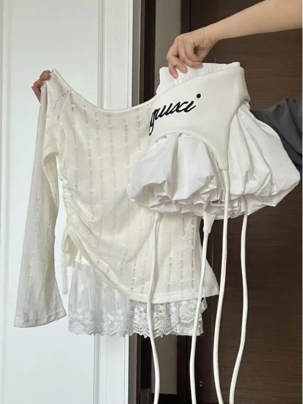 Faionable Spicy Girl Summer Outfit Women's Sun Protection Set Pure Desire oulder Reduction Four-Piece Set ort Sve ro...
Faionable Spicy Girl Summer Outfit Women's Sun Protection Set Pure Desire oulder Reduction Four-Piece Set ort Sve ro...