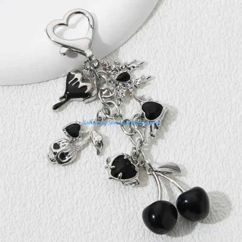 573B Elegant Cherry Blossoms And Heart Pendant Keychain Charm Perfect Friendship Gift
573B Elegant Cherry Blossoms And Heart Pendant Keychain Charm Perfect Friendship Gift