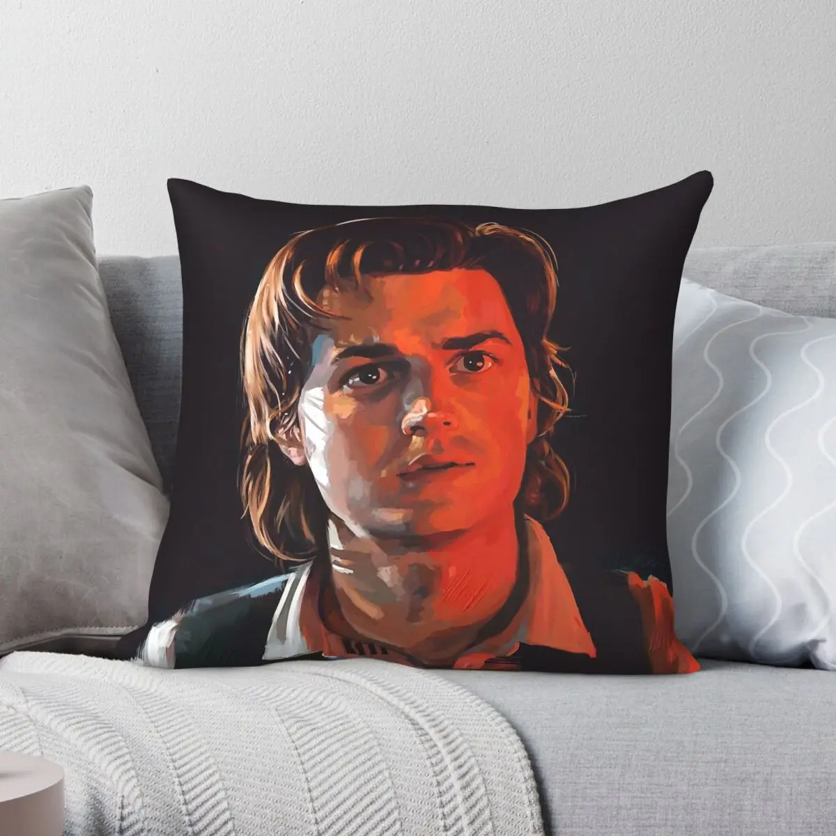 Steve Harrington Joe Keery Square Pillowcase Polyester Linen Velvet Creative Zip Decor Pillow Case Room Cushion Cover 18"
Steve Harrington Joe Keery Square Pillowcase Polyester Linen Velvet Creative Zip Decor Pillow Case Room Cushion Cover 18"