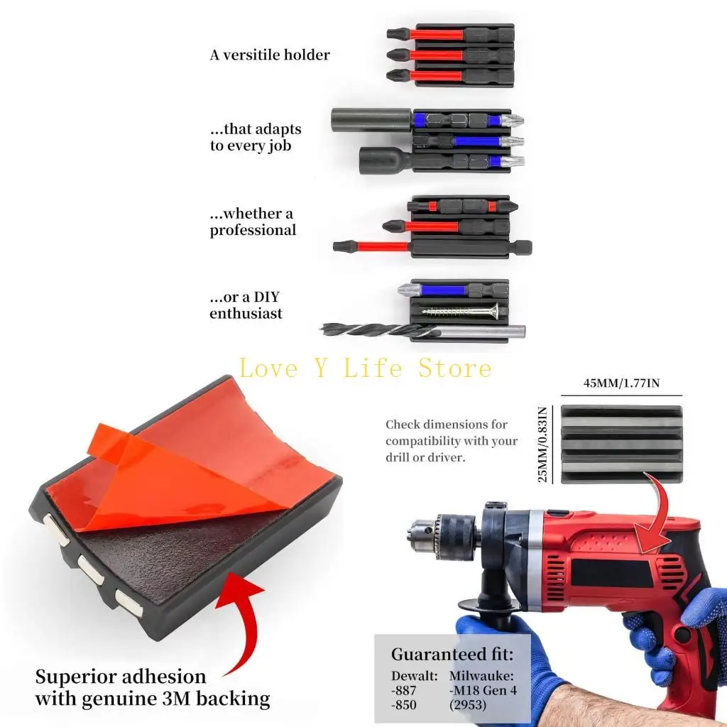 L74C Heavy Doutys Double Bit -держатели Организаторы магнитная базовая клей
L74C Heavy Doutys Double Bit -держатели Организаторы магнитная базовая клей