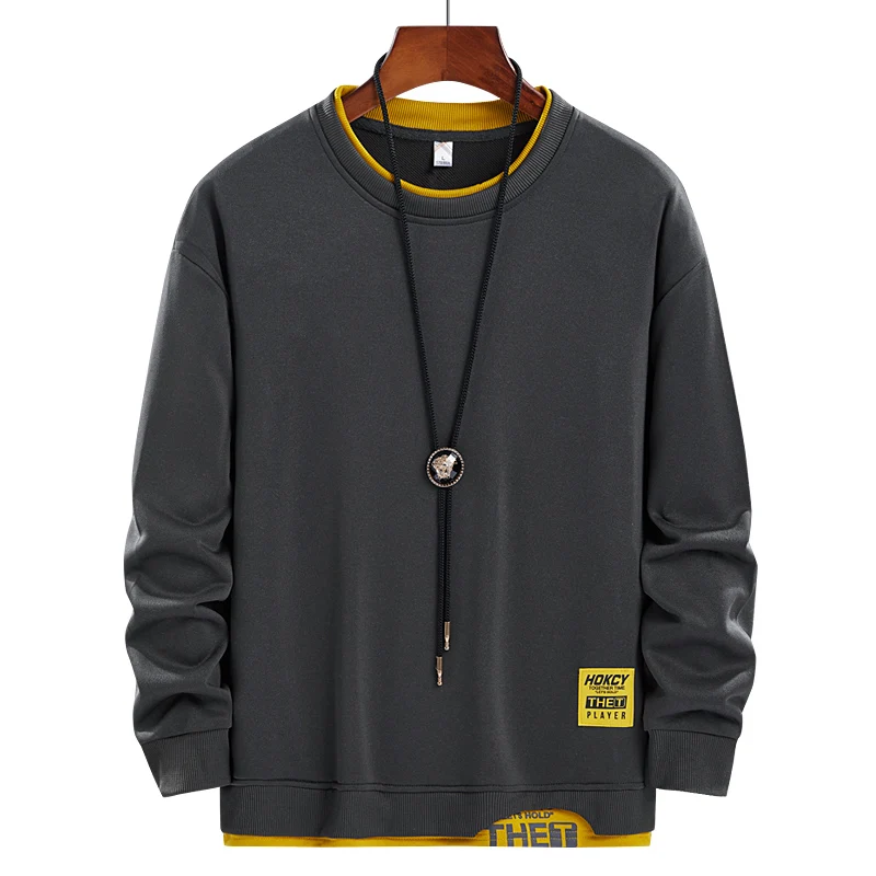 High Quality 2025 Spring and Autumn Round Neck Casual Loose Sweatshirts Simplicity Solid Fashionable Double Collar Men's Hoodies 
High Quality 2025 Spring and Autumn Round Neck Casual Loose Sweatshirts Simplicity Solid Fashionable Double Collar Men's Hoodies