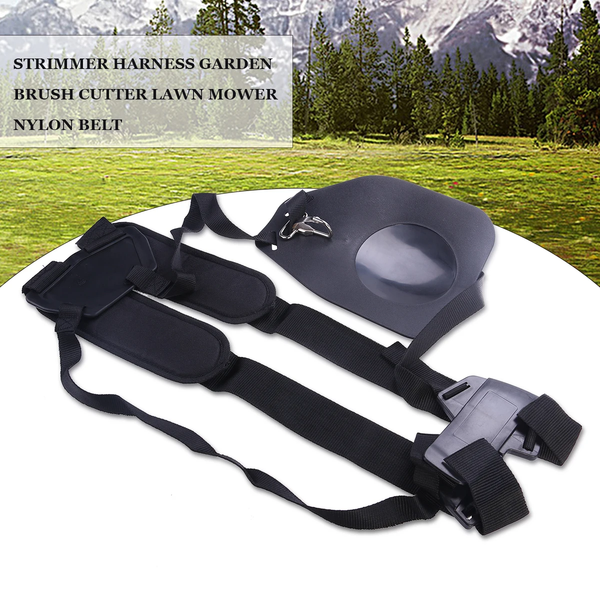 Garden Brush Double Shoulder Strap Lawn Mower Nylon Belt Trimmer Adjustable Durable portable easy setup solve burden
Garden Brush Double Shoulder Strap Lawn Mower Nylon Belt Trimmer Adjustable Durable portable easy setup solve burden