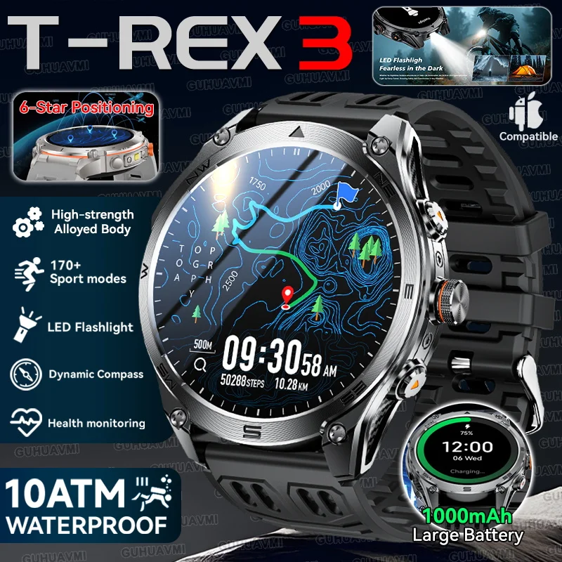 2025 Новые спортивные умные часы с GPS на открытом воздухе, 1,75-дюймовый AMOLED-экран, встроенный GPS, 10 АТМ, водонепроницаемый компас, 1000 мАч, спортивные умные браслеты
2025 Новые спортивные умные часы с GPS на открытом воздухе, 1,75-дюймовый AMOLED-экран, встроенный GPS, 10 АТМ, водонепроницаемый компас, 1000 мАч, спортивные умные браслеты