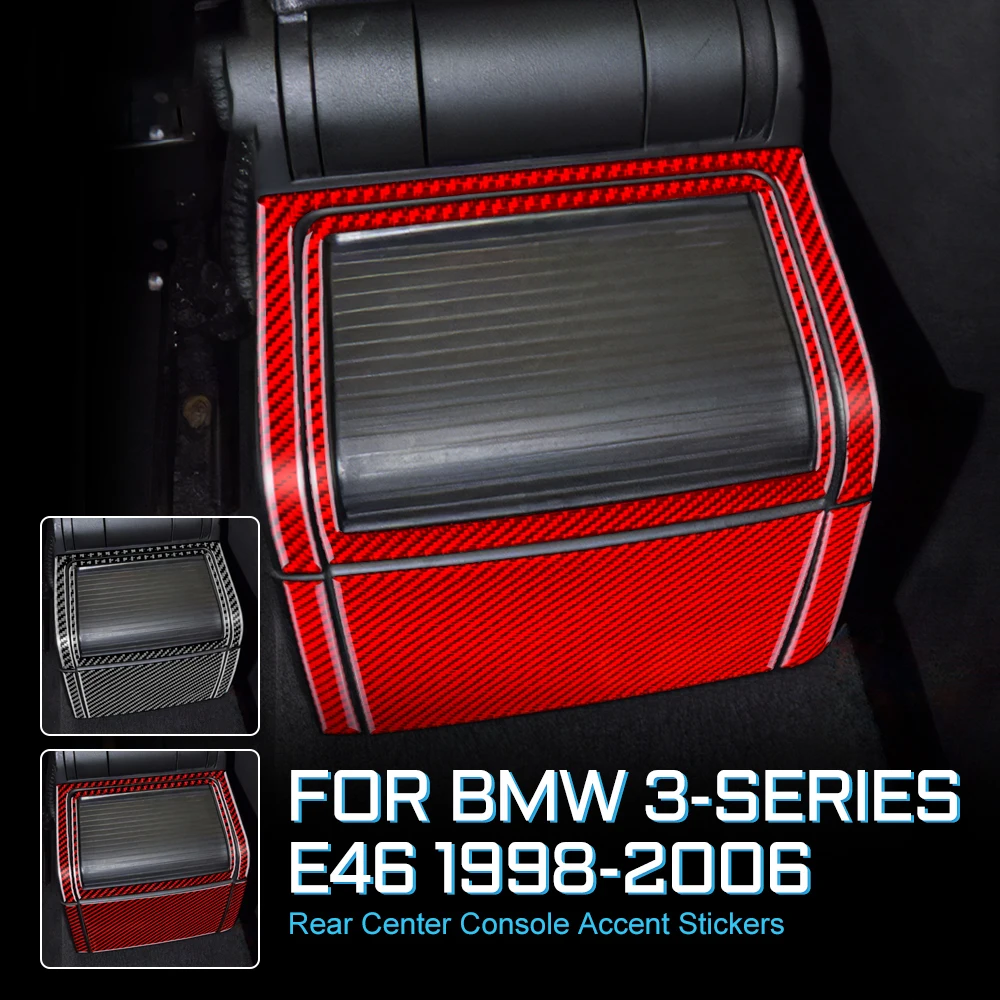 Консоль заднего сиденья из углеродного волокна, задняя накладка вентиляционного отверстия для BMW 3 серии E46 1998-2006, обновление спортивного интерьера премиум-класса с защитой от царапин
Консоль заднего сиденья из углеродного волокна, задняя накладка вентиляционного отверстия для BMW 3 серии E46 1998-2006, обновление спортивного интерьера премиум-класса с защитой от царапин