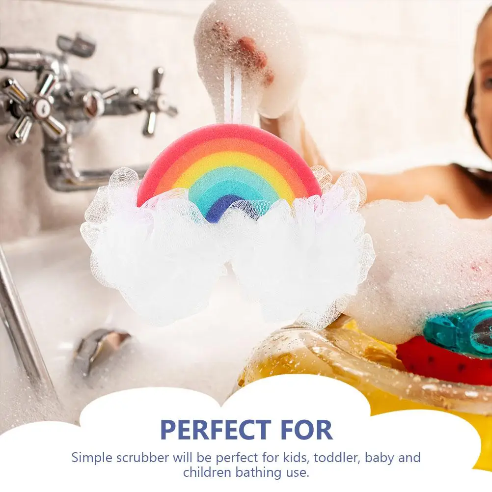 1pcs Rainbow Bath BallKids Loofa Scrubber Soft Sponge Baby Bathing Newborn Body Cleanser Toddler Foam Household Accessories
1pcs Rainbow Bath BallKids Loofa Scrubber Soft Sponge Baby Bathing Newborn Body Cleanser Toddler Foam Household Accessories