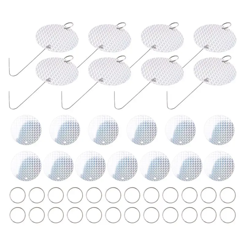 A68P-24PCS/Set Bird Repellent Discs Reflective Hanging Device To Keep Birds Away Like Woodpeckers For Pigeons Woodpeckers
A68P-24PCS/Set Bird Repellent Discs Reflective Hanging Device To Keep Birds Away Like Woodpeckers For Pigeons Woodpeckers