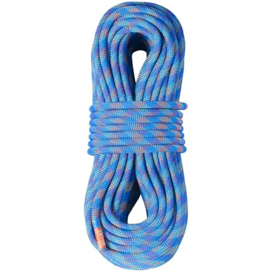 10.2mm Dynamic Climbing Rope, Outdoor Rock Climbing Rope 25KN Breaking Tension, Stretchable Fiber Rope with Steel Snap Hooks fo
10.2mm Dynamic Climbing Rope, Outdoor Rock Climbing Rope 25KN Breaking Tension, Stretchable Fiber Rope with Steel Snap Hooks fo