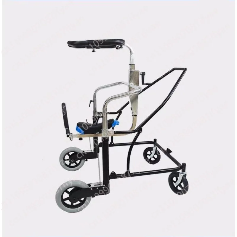 Standing electric gait trainer assists walking. Walking shifter training rack for elderly people with lower limb weaknes
Standing electric gait trainer assists walking. Walking shifter training rack for elderly people with lower limb weaknes
