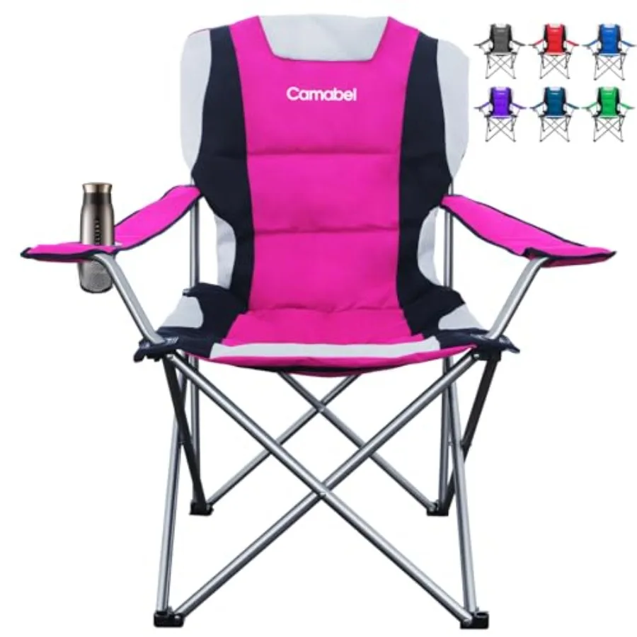 Folding Camping Chairs 400lbs Oversized Outdoor Collapsible Lawn Chair Padded Sports Portable Lightweight Chairs for Beach Hiki
Folding Camping Chairs 400lbs Oversized Outdoor Collapsible Lawn Chair Padded Sports Portable Lightweight Chairs for Beach Hiki