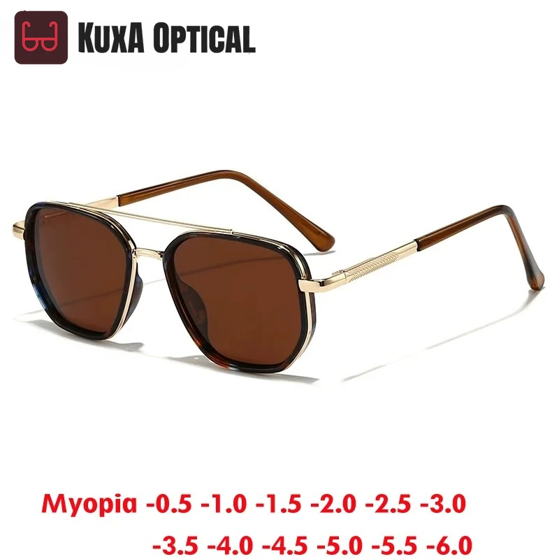 KUXA классические стимпанк женские и мужские модные солнцезащитные очки в оправе UV400 по рецепту, очки для близорукости, очки для вождения от -0,50 до -6,0
KUXA классические стимпанк женские и мужские модные солнцезащитные очки в оправе UV400 по рецепту, очки для близорукости, очки для вождения от -0,50 до -6,0