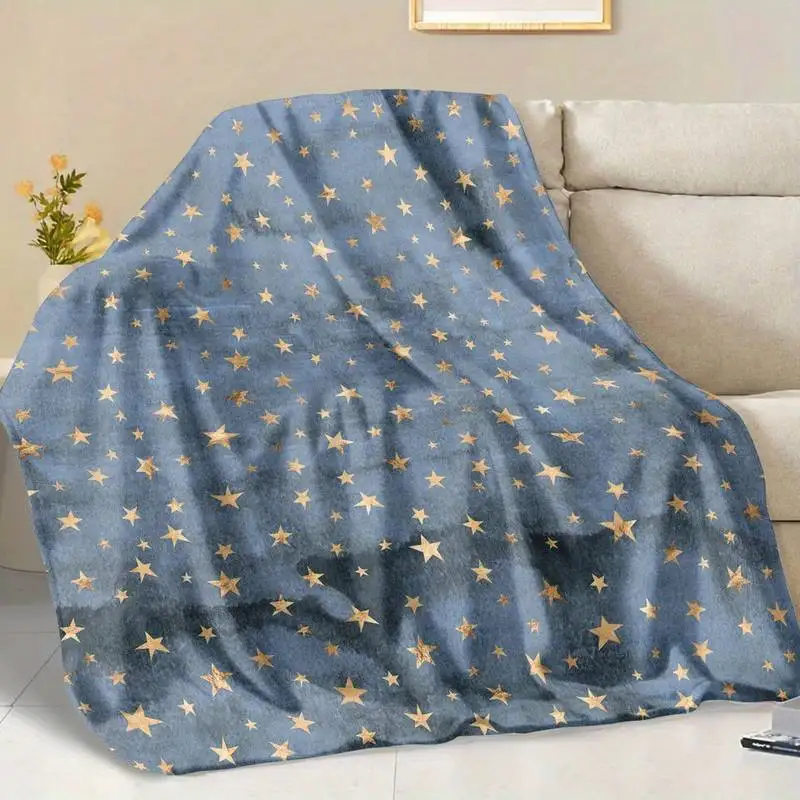Плед Starry Night Gold Star, мягкий уютный фланелевый плед для дивана, кровати, в небесном и минималистичном стиле, подарок для домашнего декора
Плед Starry Night Gold Star, мягкий уютный фланелевый плед для дивана, кровати, в небесном и минималистичном стиле, подарок для домашнего декора
