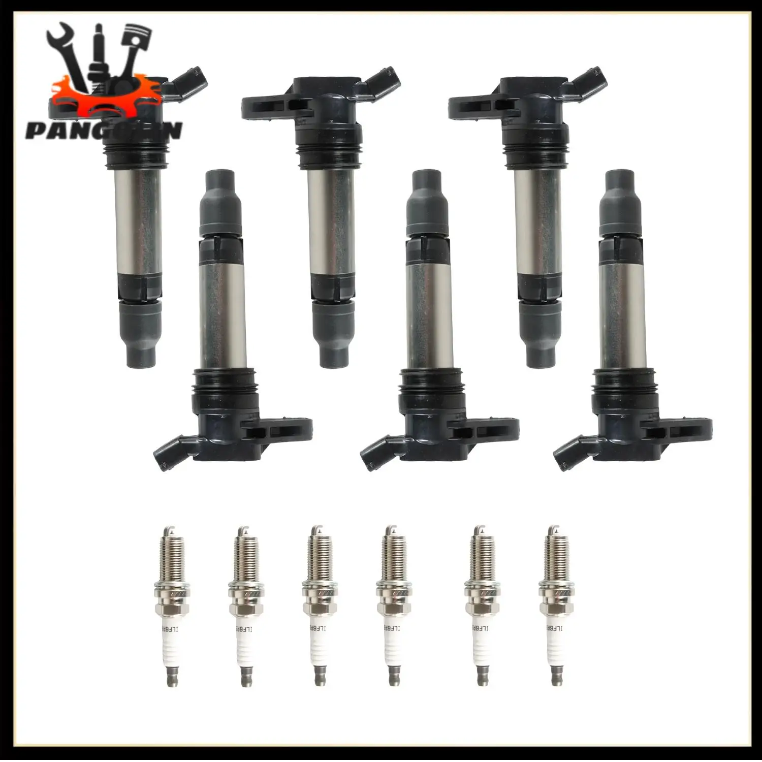 6pcs Ignition Coils+ 6pcs Iridium Spark Plug UF594+6481 for 2010-2011 Volvo XC60 Ignition System Ignition Coil Wear Parts
6pcs Ignition Coils+ 6pcs Iridium Spark Plug UF594+6481 for 2010-2011 Volvo XC60 Ignition System Ignition Coil Wear Parts