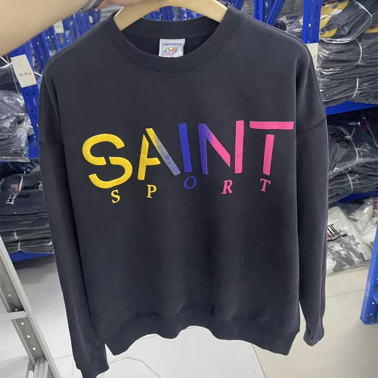 25SS SPORT CREW Rainbow Logo SAINT Sweatshirts Hoodie Men Women Vintage Crewneck Pullovers
25SS SPORT CREW Rainbow Logo SAINT Sweatshirts Hoodie Men Women Vintage Crewneck Pullovers