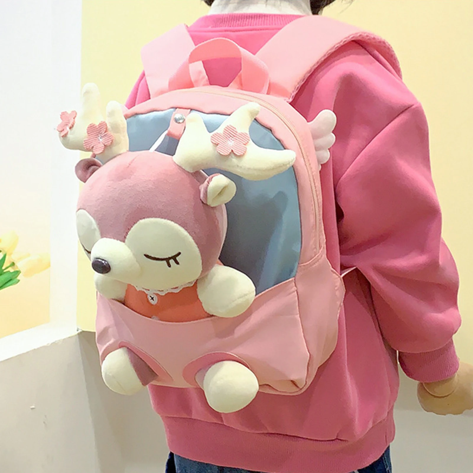 Mini Baby Girl Cartoon Backpack Convenient with A Large Main Compartment Suitable for Outdoor School Hiking
Mini Baby Girl Cartoon Backpack Convenient with A Large Main Compartment Suitable for Outdoor School Hiking