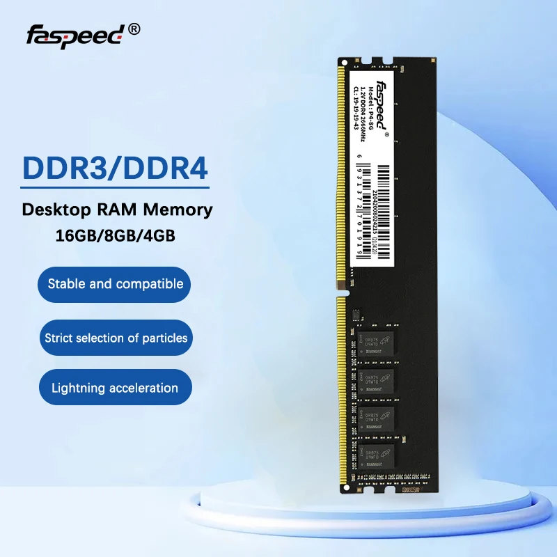 DDR4 Memory RAM DDR3 4GB 8GB 16GB 1600MHZ 2666MHZ Dual Channel Desktop PC Memoria RAM 1333 1866 2400 2133 3200 MHZ For Intel AMD
DDR4 Memory RAM DDR3 4GB 8GB 16GB 1600MHZ 2666MHZ Dual Channel Desktop PC Memoria RAM 1333 1866 2400 2133 3200 MHZ For Intel AMD