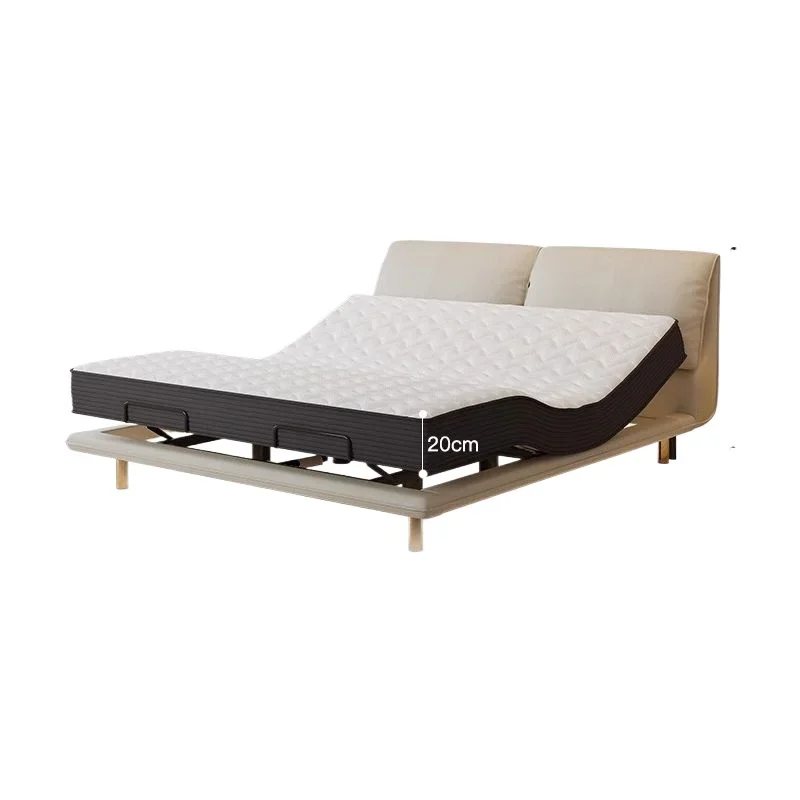 Light luxury modern suspended bed black technology electric smart leather bed couples do not disturb each other double bed
Light luxury modern suspended bed black technology electric smart leather bed couples do not disturb each other double bed