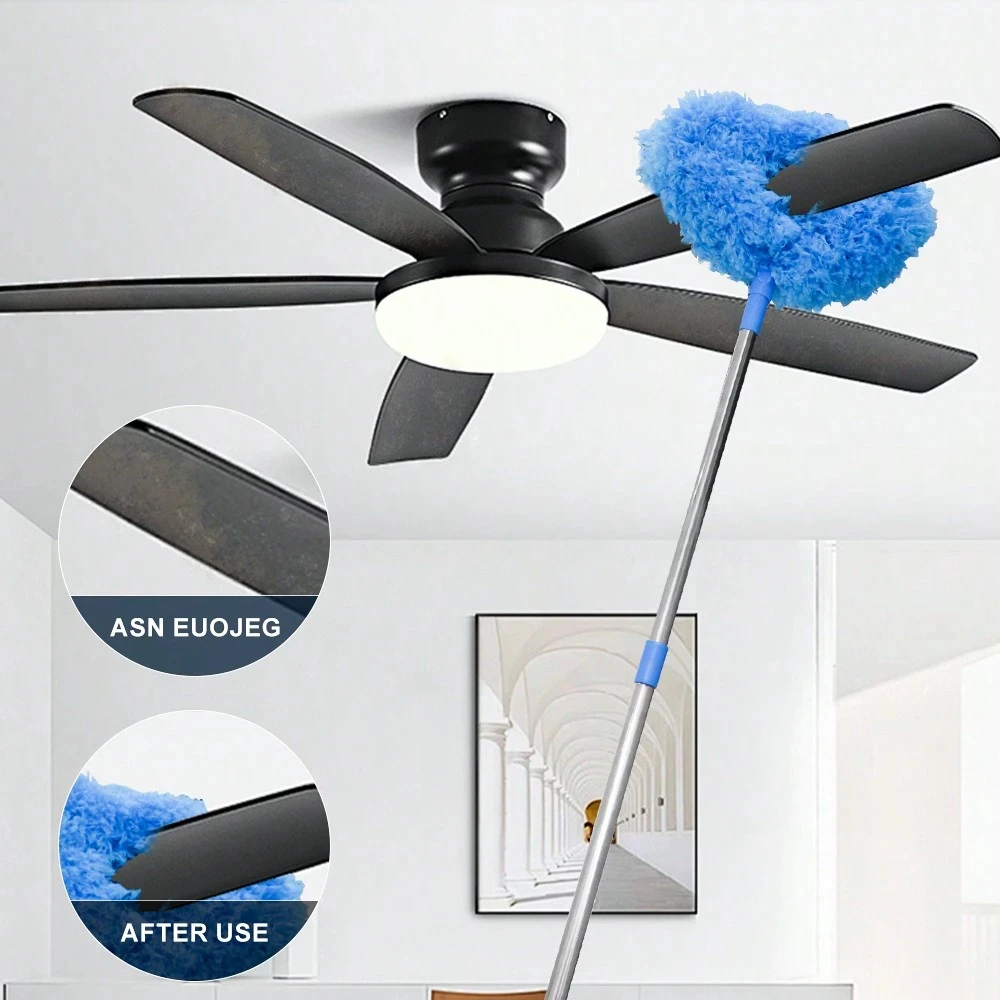 1PC Microfiber Ceiling Fan Duster Extends Up To 80cm Long Handled Dust Locking Reusable Cleaner Brush Home Cleaning Tool
1PC Microfiber Ceiling Fan Duster Extends Up To 80cm Long Handled Dust Locking Reusable Cleaner Brush Home Cleaning Tool