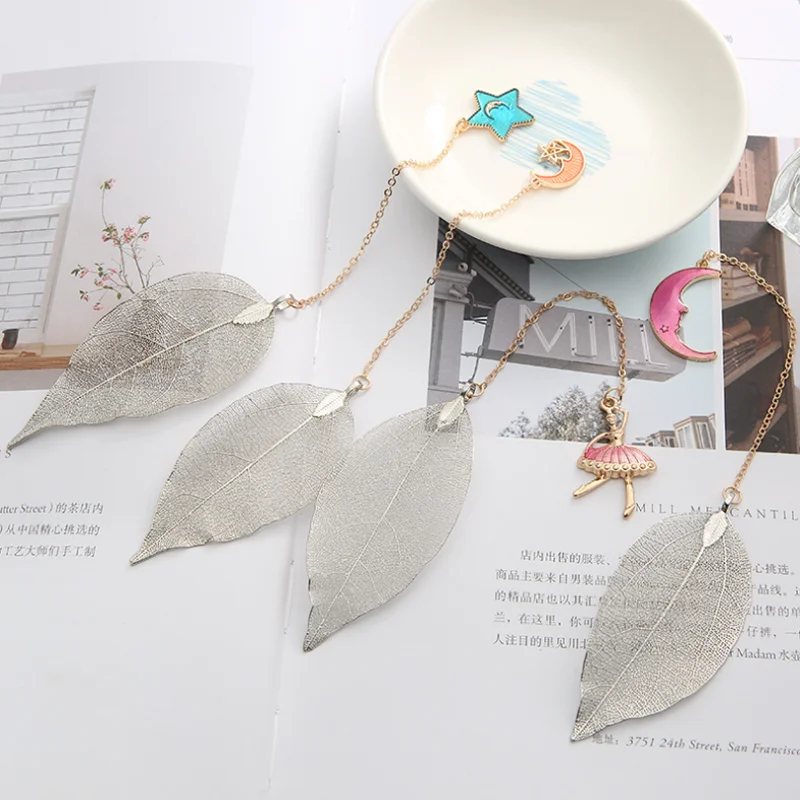 Silver Leaves Moon Stars Bookmark Fun Student Label Dancing Girl Book Mark Page Folder Markers Office School Supplies Stationery
Silver Leaves Moon Stars Bookmark Fun Student Label Dancing Girl Book Mark Page Folder Markers Office School Supplies Stationery