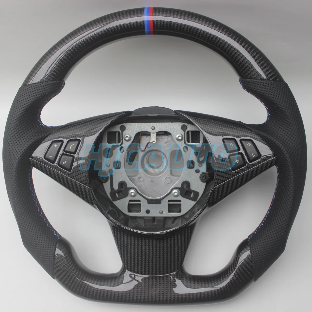 Custom D Shape Replacement For BMW E60 E61 M5 E63 E64 M6 Leather Real Carbon Fiber Steering Wheel 2003-2010
Custom D Shape Replacement For BMW E60 E61 M5 E63 E64 M6 Leather Real Carbon Fiber Steering Wheel 2003-2010