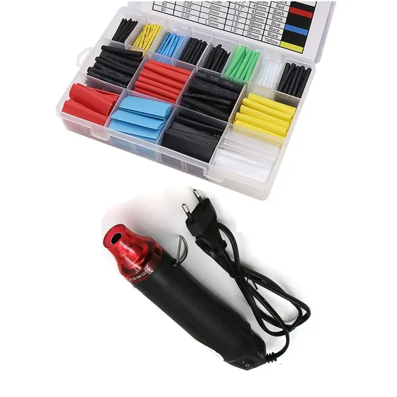 B-Est 580PCS Heat Shrink Tubing Kit Shrinkable Wire Shrinking Wrap Tubing Wire Connect Cover With Hot Air Machine
B-Est 580PCS Heat Shrink Tubing Kit Shrinkable Wire Shrinking Wrap Tubing Wire Connect Cover With Hot Air Machine
