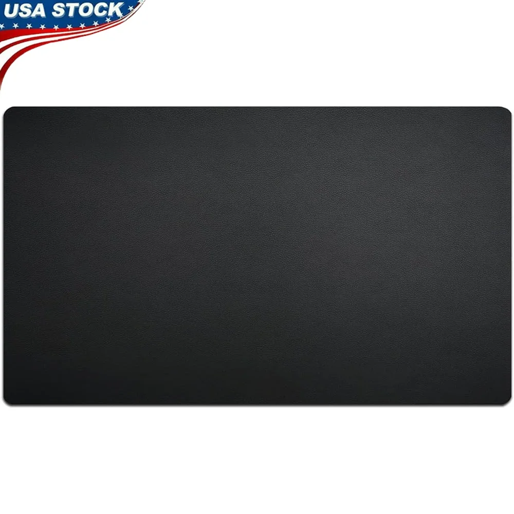 Flat Non-Slip Waterproof Faux Leather Desk Blotter Pad Office Decor Surface Protector 24x14 Inches
Flat Non-Slip Waterproof Faux Leather Desk Blotter Pad Office Decor Surface Protector 24x14 Inches